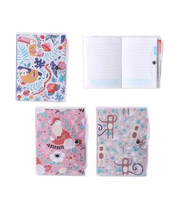 LIBRETA ZOO TROPICAL CON BOLÍGRAFO