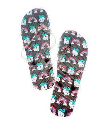 CHANCLAS UNICORNIO ARCOIRIS
