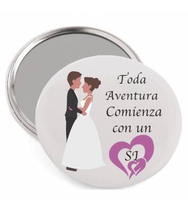 ESPEJO CHAPA BODA