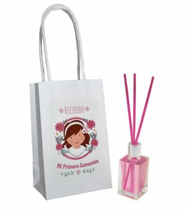 MIKADO AMBIENTADOR  COMUNION NIÑA + BOLSA