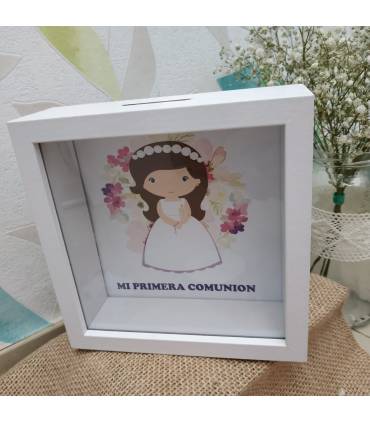 HUCHA MI PRIMERA COMUNION NIÑA