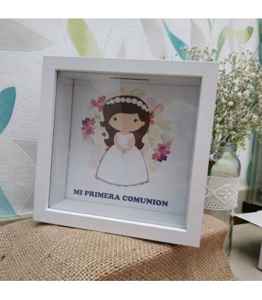 HUCHA MI PRIMERA COMUNION NIÑA