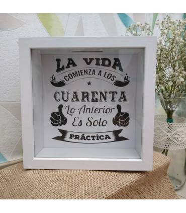 Hucha a los 40 años