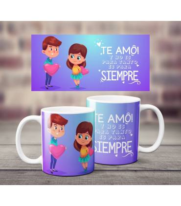 TAZA TE AMO