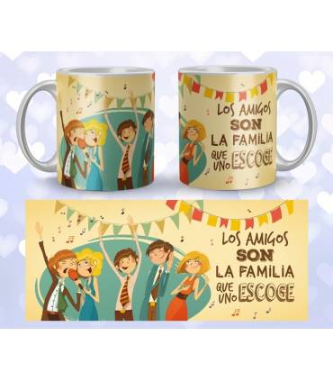 TAZA AMIGOS