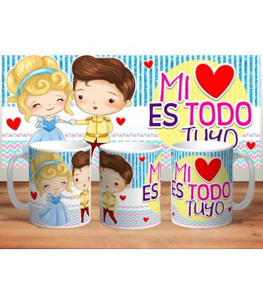 Taza amor de cuento