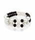 PULSERA PERLAS BLACK