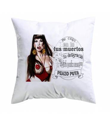 ME CAGO EN TO Cristina LA VENENO cojin