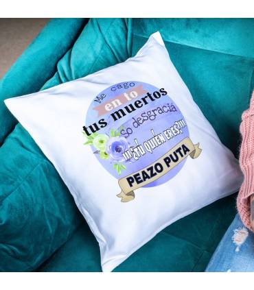 ME CAGO EN TO  cojin