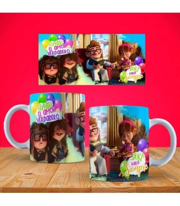 Up novios San Valentin pareja TAZA