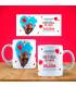 Up novios San Valentin pareja TAZA
