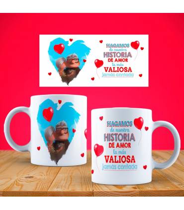 Up novios San Valentin pareja TAZA