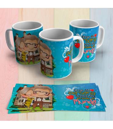 Up novios San Valentin pareja TAZA