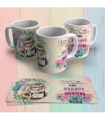 Up novios San Valentin pareja TAZA