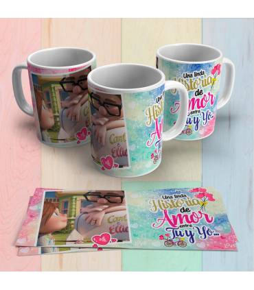 Up novios San Valentin pareja TAZA