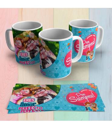 Up novios San Valentin pareja TAZA