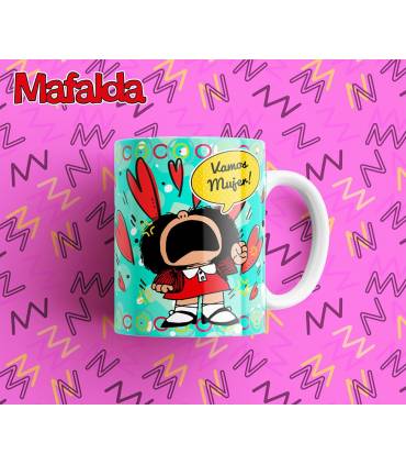 MUJERES,AMIGAS,FEMINISTA,IGUALDA,REVOLUCION FRASE MAFALDA