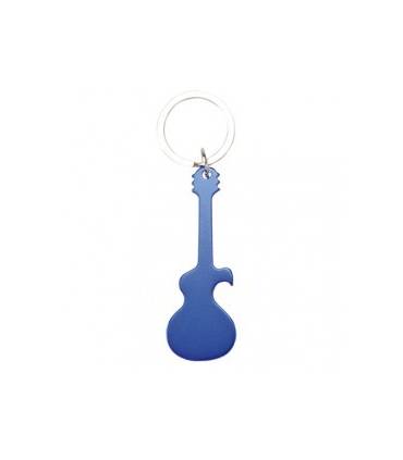 LLAVERO GUITARRA ABREBOTELLAS AZUL