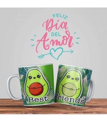 Taza Amigas, Frase