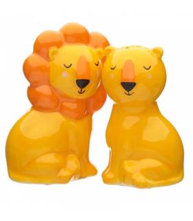 Salero y Pimentero pareja de leones
