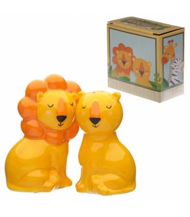 Salero y Pimentero pareja de leones