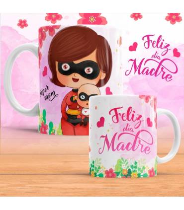 Taza madre ,super mama cumpleaños, feliz dia de la madre