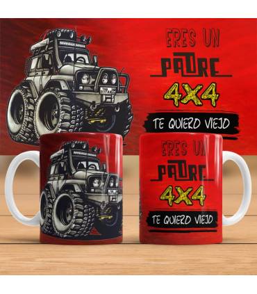 PAPA PADRE ,DIA DEL PADRE TAZA,te quiero
