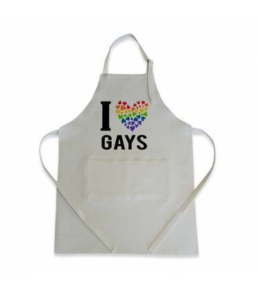 LOVE GAYS Delantal