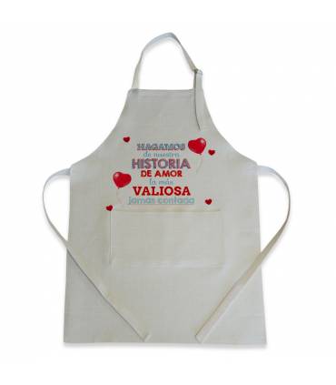 HISTORIA DE AMOR Delantal