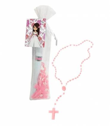 ROSARIO BOLIGRAFO Y BOLSA CON ETIQUETA
