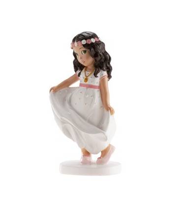 Figura comunión niña tarta