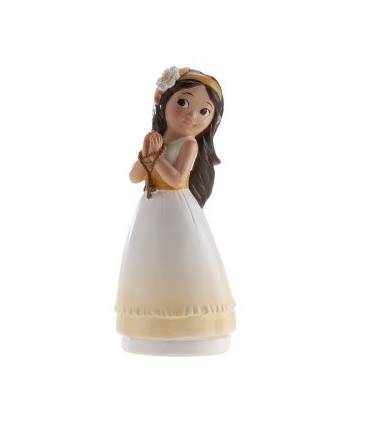 Figura comunión niña tarta