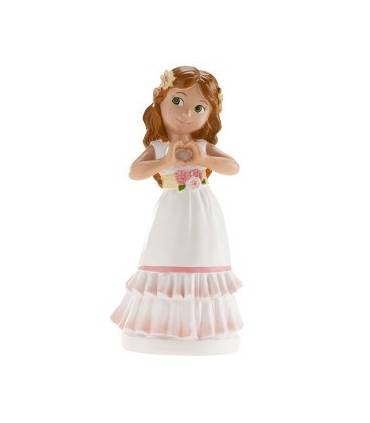 Figura comunión niña tarta