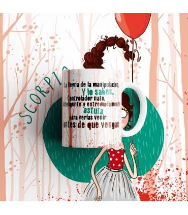 Taza Horoscopo ESCORPIO  signo del zodiaco