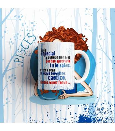Taza Horoscopo PISCIS signo del zodiaco