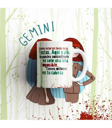 Taza Horoscopo GEMINIS signo del zodiaco