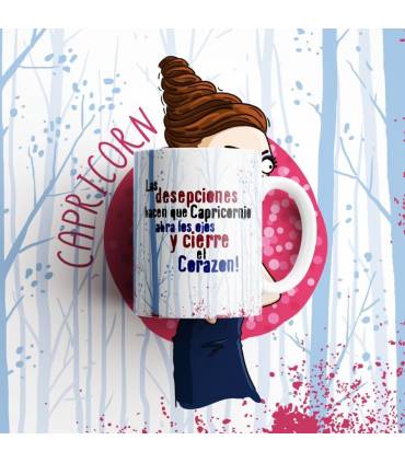 Taza Horoscopo CAPRICORNIO signo del zodiaco