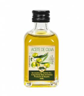 botella de aceite de oliva virgen extra.