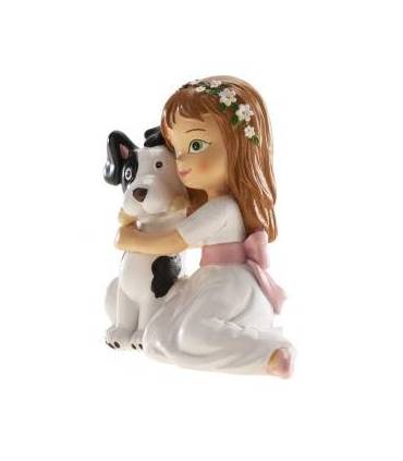 Figura comunión niña tarta