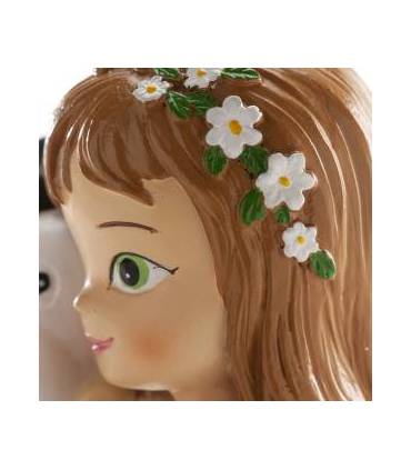 Figura comunión niña tarta