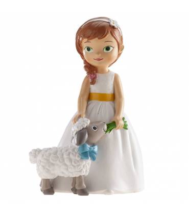 Figura comunión niña tarta
