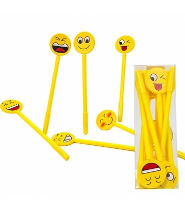 Boligrafo emoticono en caja de 12