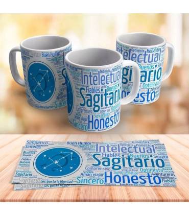 Taza Horoscopo sagitario signo del zodiaco