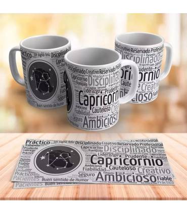 Taza Horoscopo CAPRICORNIO signo del zodiaco