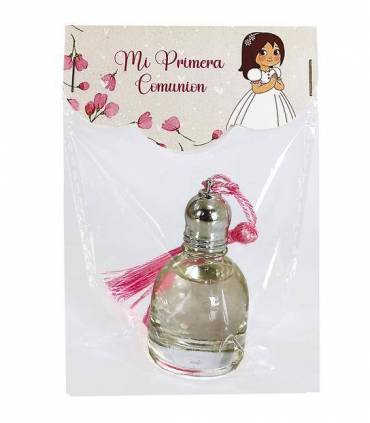BOTE COLONIA JAZMIN 10ML Y BOLSA CON TARJETA COMUNION