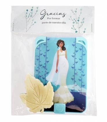 Bolsa con espejo  jabon