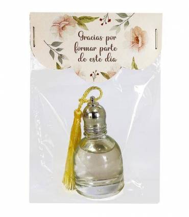BOTE COLONIA JAZMIN 10ML Y BOLSA CON TARJETA