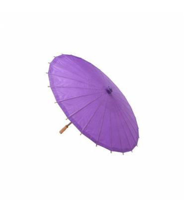 PARASOL PAPEL BAMBÚ LILA