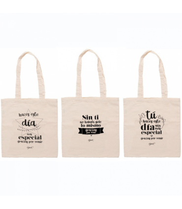 BOLSO YUTE "GRACIAS POR VENIR"