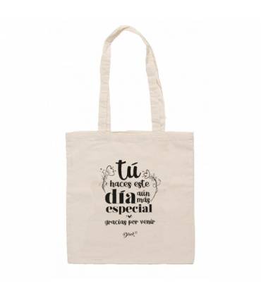BOLSO YUTE "GRACIAS POR VENIR"